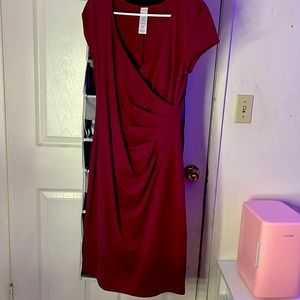 Burgundy dress size small